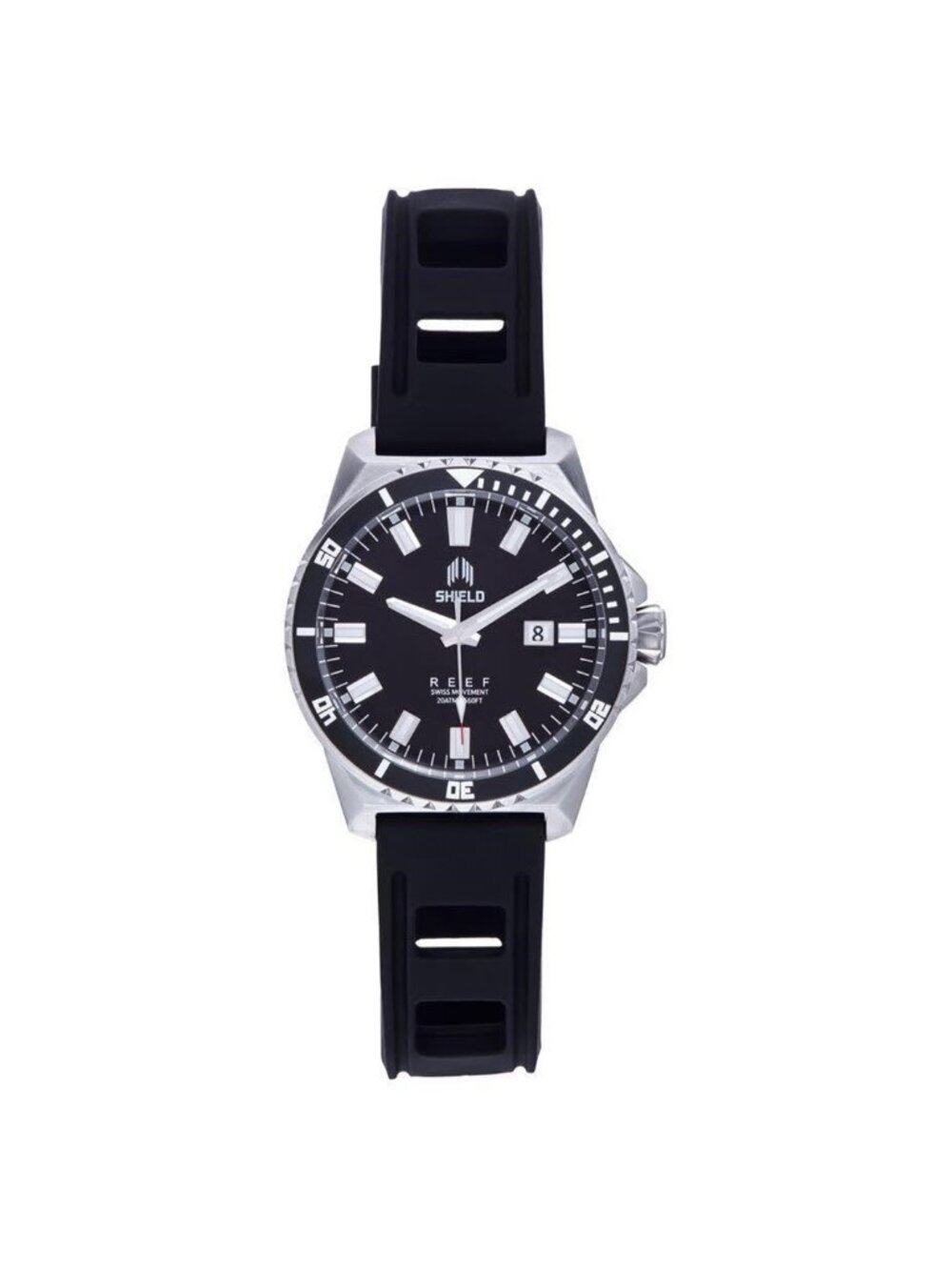 NWT Shield Reef Black Dial Men's Watch